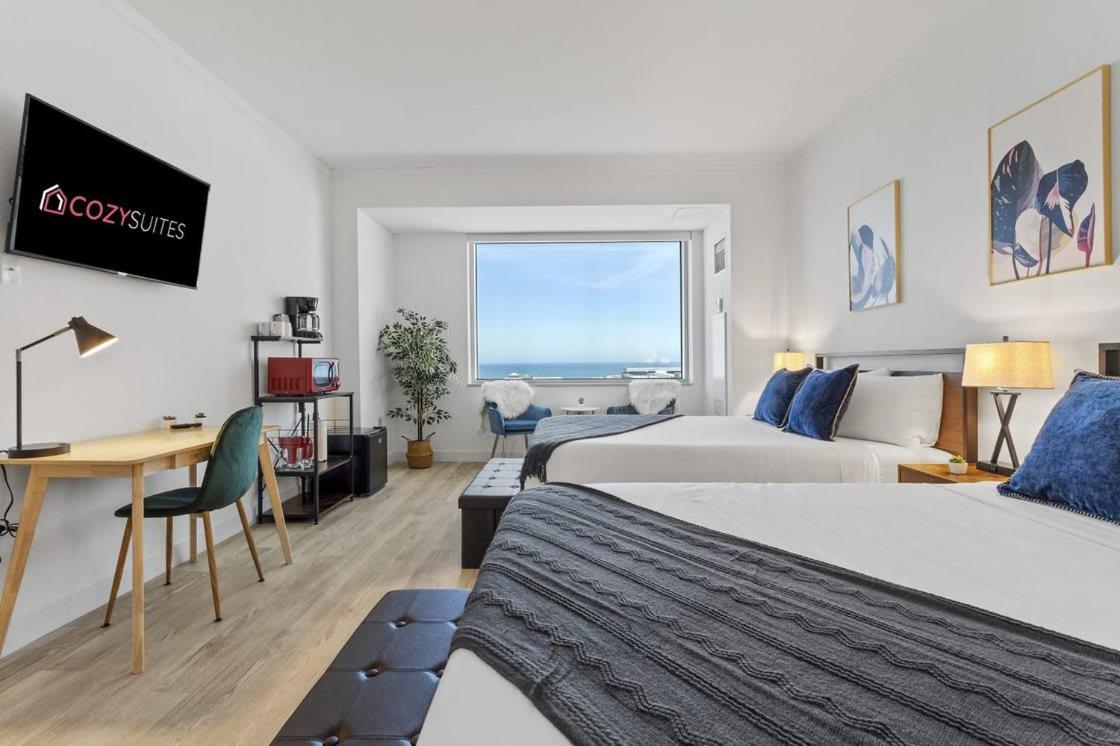 Apartment Beachfront Double Queen - Cozysuites Atlantic City
